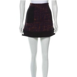 🔥HOT🔥 VALENTINO WOOL MINI SKIRT